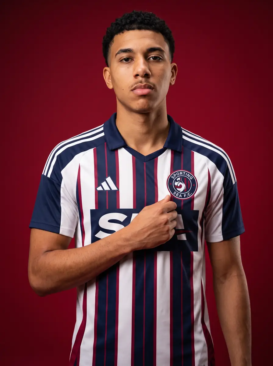 #7 Louay Najeh in the home shirt